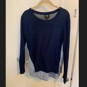 Bobeau Mixed Materials Top